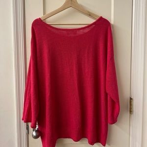 Anthropologie Pink Knit Sweater